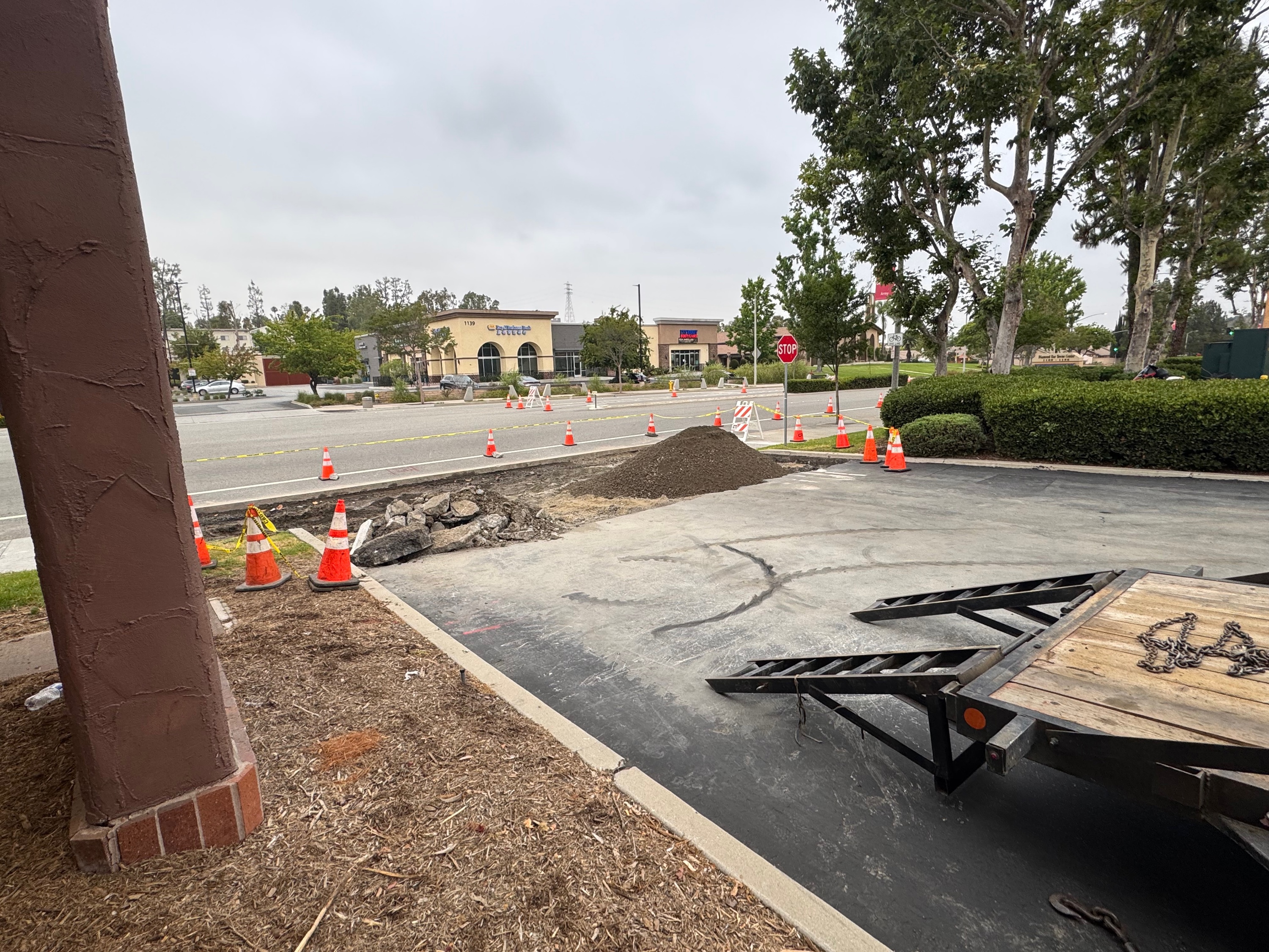 SOLID asphalt and concrete work